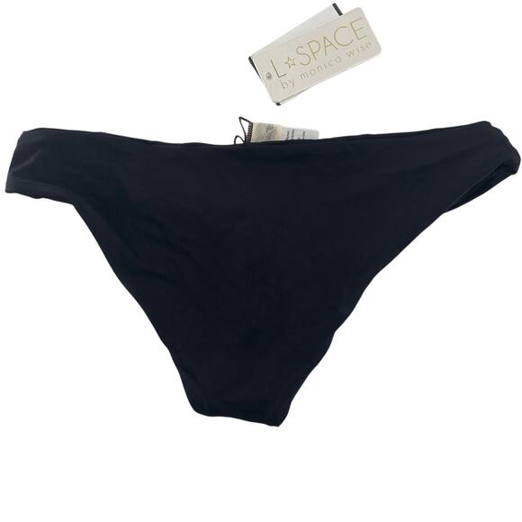 L*Space Sandy Bikini Bottom Classic Black M - Picture 4 of 9